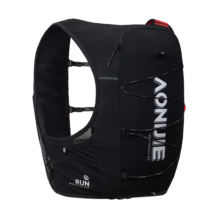 Mochila para Trail Running 10L - Negro/Rojo + ¡ENVÍO 🚚 GRATIS!