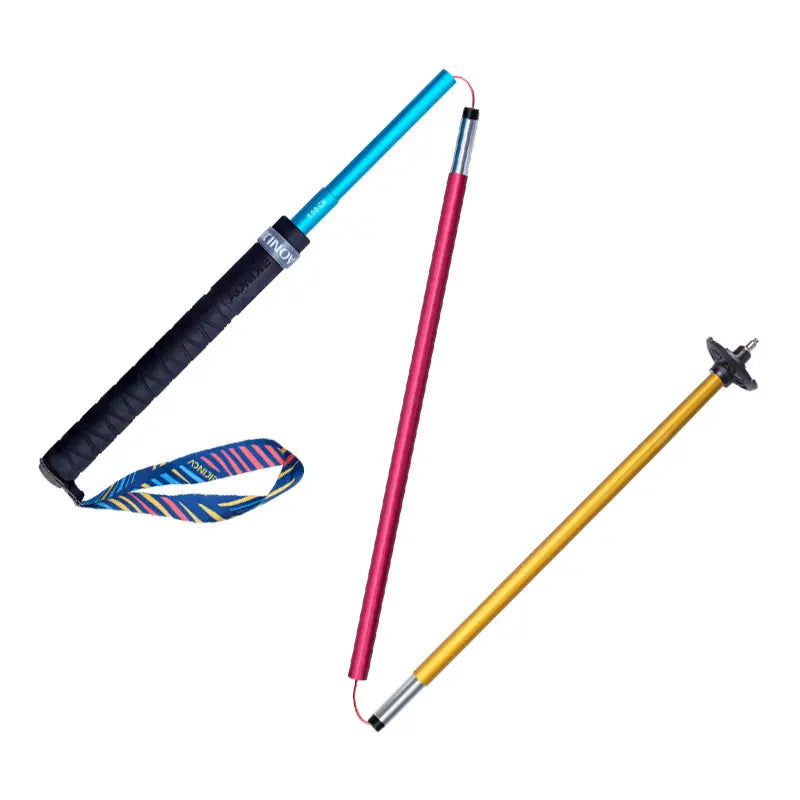 Bastones de Trekking y Trail Running Aonijie (1 par) - Aleación de Aluminio - Plegables - Vertical Z + ¡ENVÍO 🚚 GRATIS!