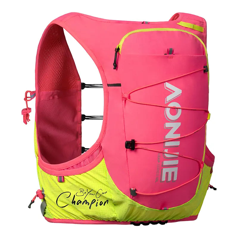 Mochila para Trail Running 10L - Rosa/Fluorescente+ ¡ENVÍO 🚚 GRATIS!