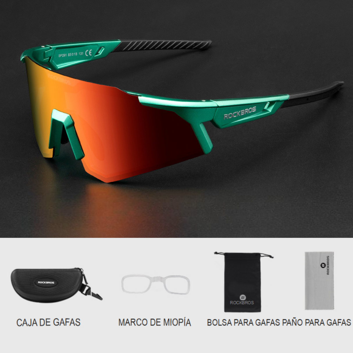 Lentes de Running / Ciclismo - ROCKBROS - SP291