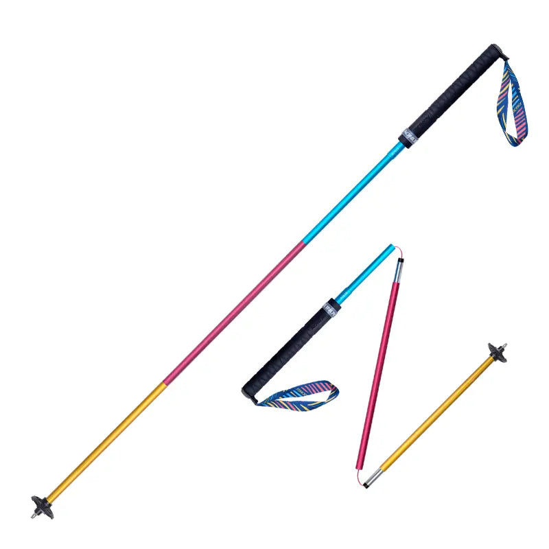 Bastones de Trekking y Trail Running Aonijie (1 par) - Aleación de Aluminio - Plegables - Vertical Z + ¡ENVÍO 🚚 GRATIS!