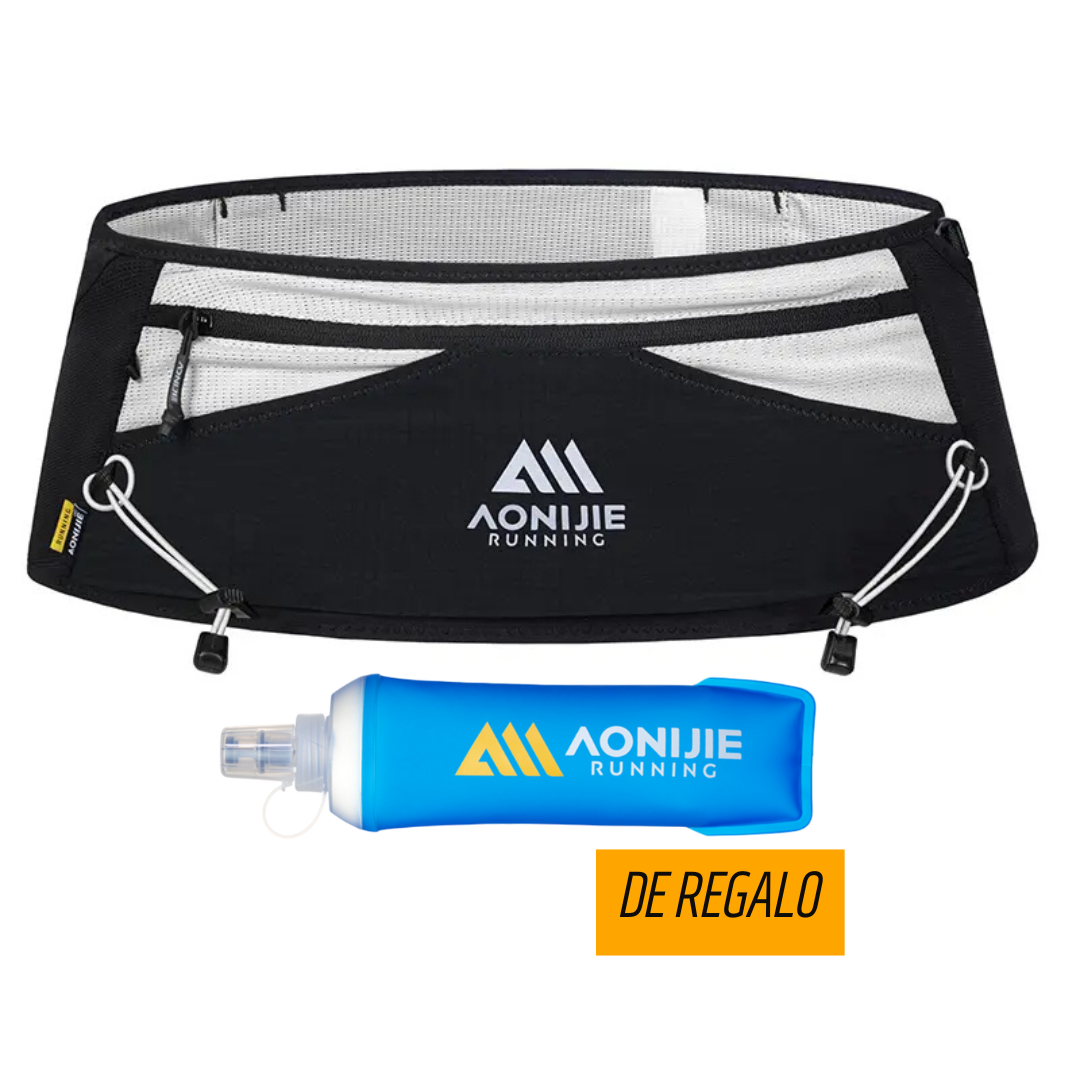Cinturón de Running Aonijie W8141 ( Incluye Soft Flask 500ml de 🎁REGALO )