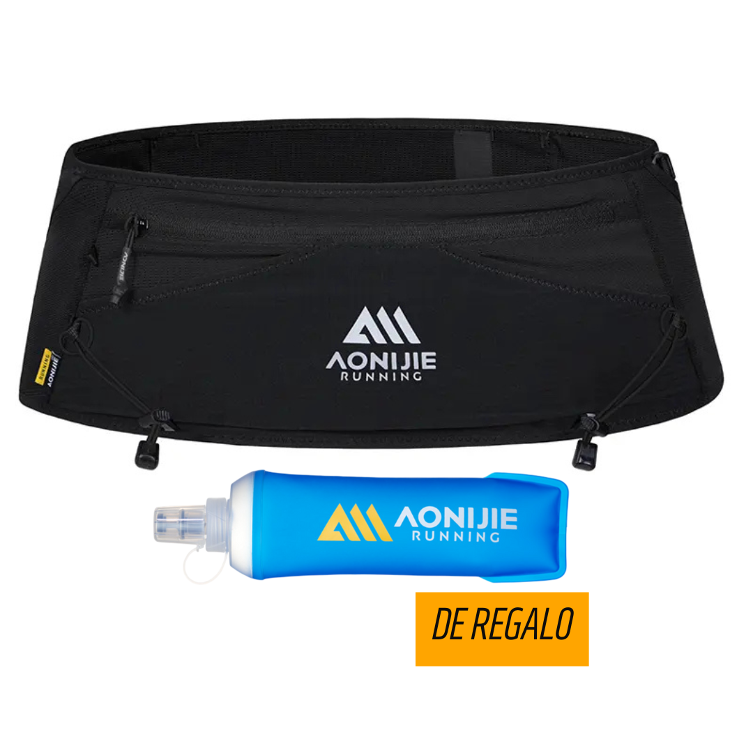 Cinturón de Running Aonijie W8141 ( Incluye Soft Flask 500ml de 🎁REGALO )