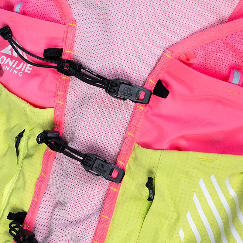 Mochila para Trail Running 10L - Rosa/Fluorescente+ ¡ENVÍO 🚚 GRATIS!