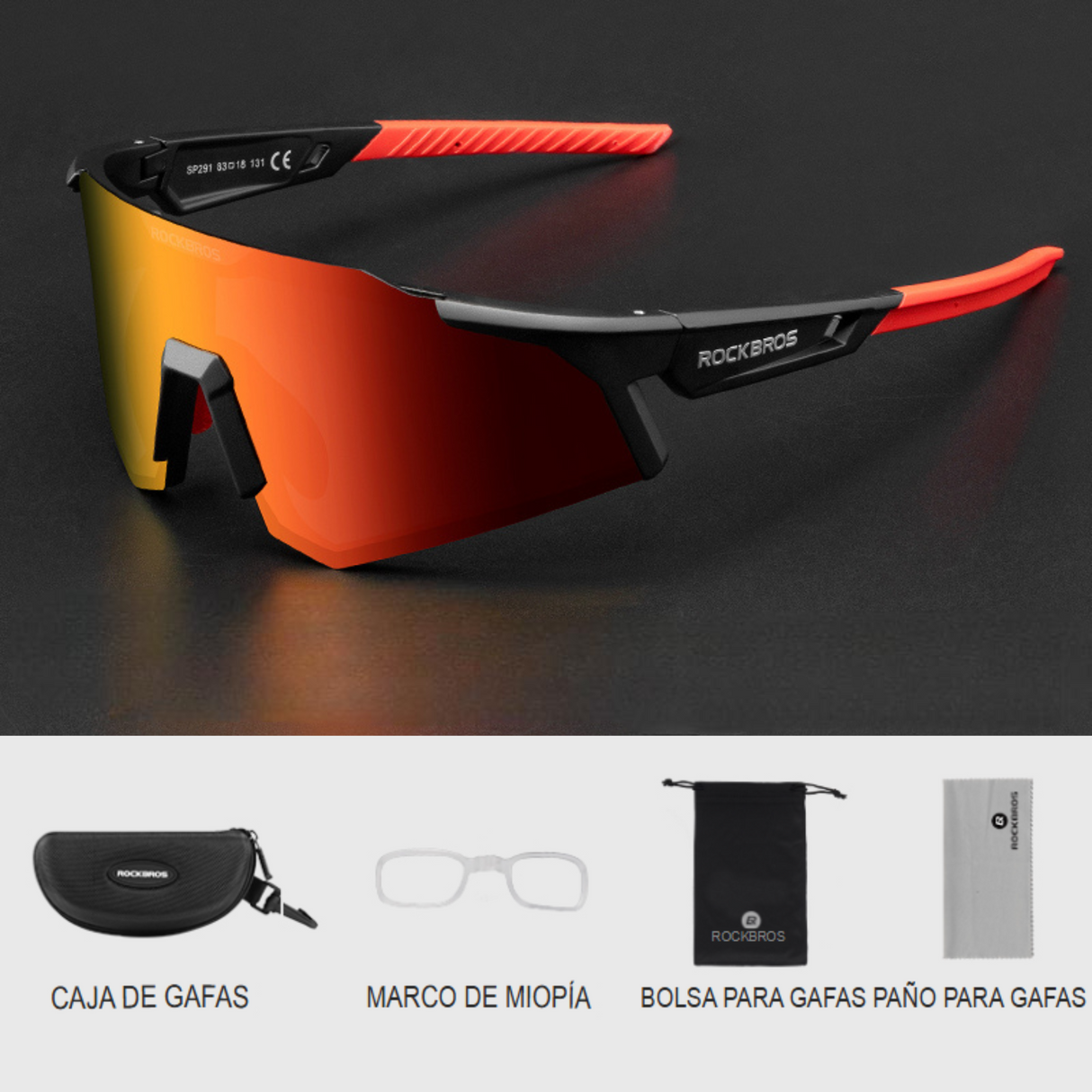 Lentes de Running / Ciclismo - ROCKBROS - SP291