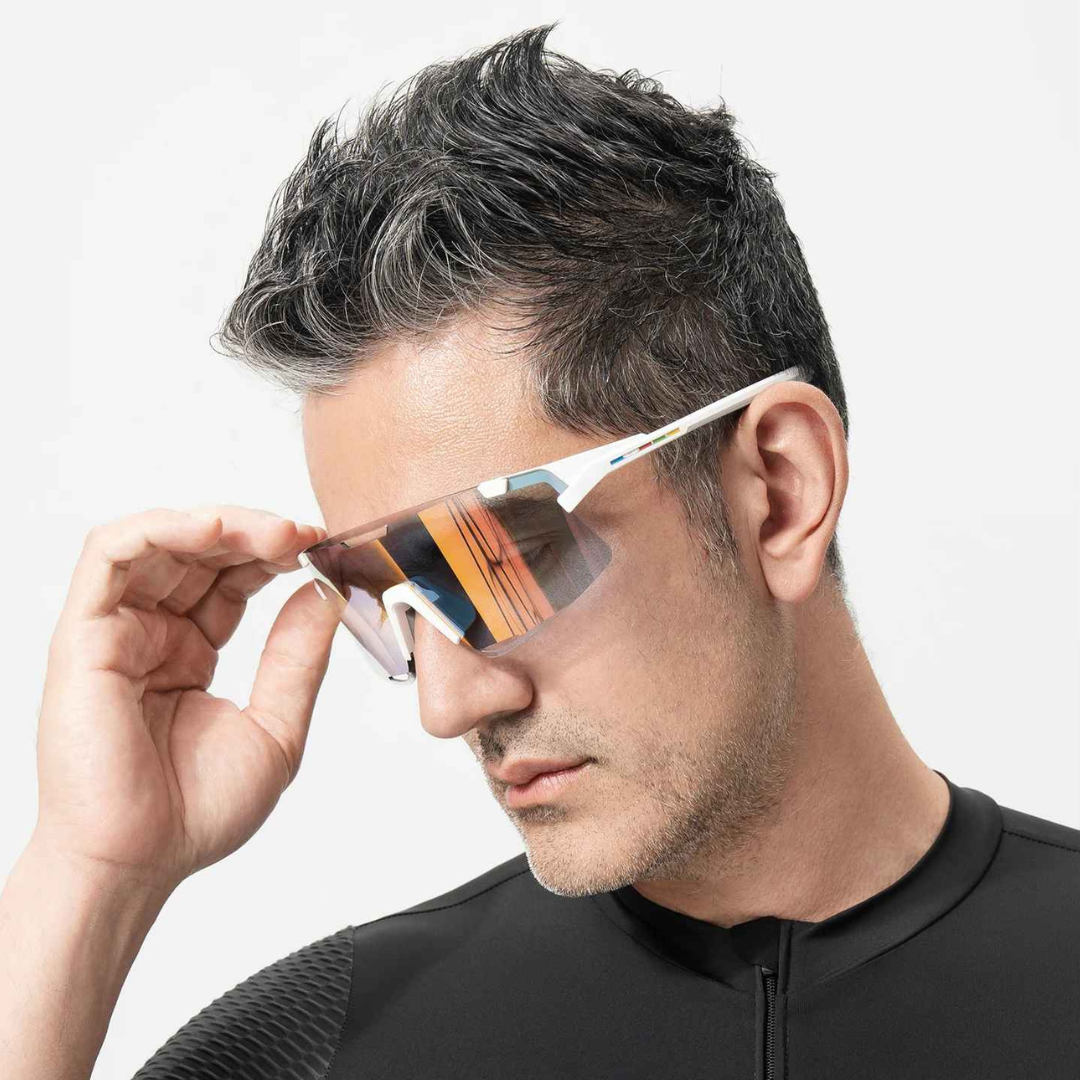 Lentes de Running / Ciclismo Premium - Road to Sky — 3 en uno (Fotocromática, Polarizada, Nocturna)