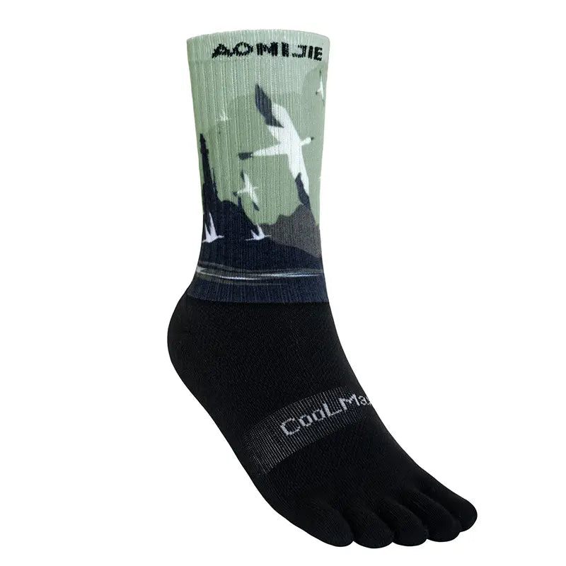 Calcetines Deportivos AONIJIE con Tecnología COOLMAX | 5 Dedos