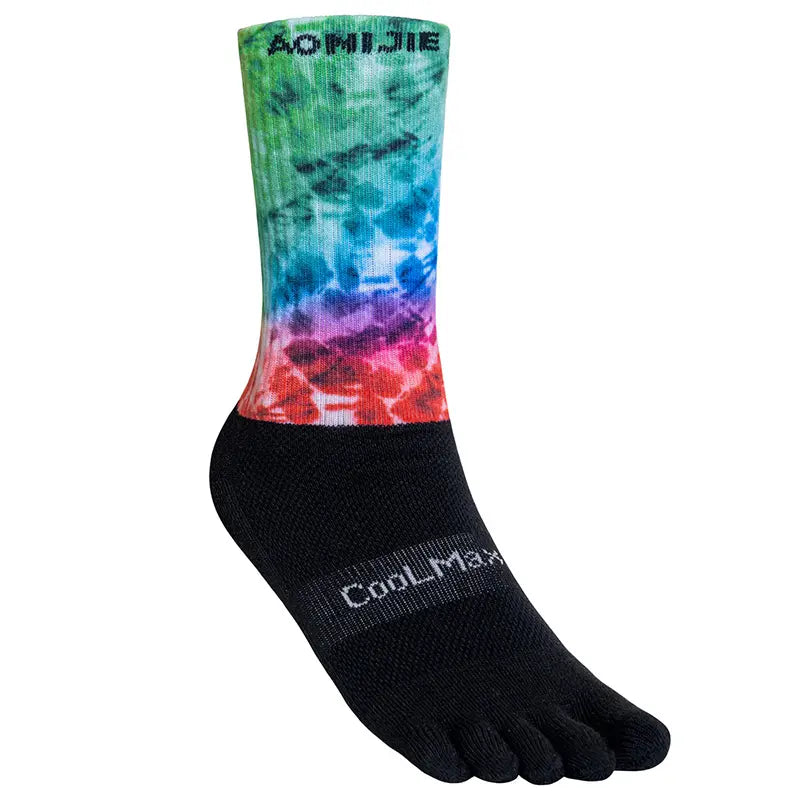 Calcetines Deportivos AONIJIE con Tecnología COOLMAX | 5 Dedos