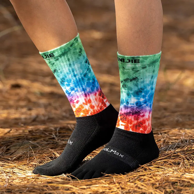 Calcetines Deportivos AONIJIE con Tecnología COOLMAX | 5 Dedos