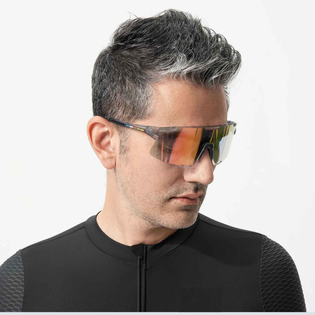 Lentes de Running / Ciclismo  Premium - Road to Sky — 3 en uno (Fotocromática, Polarizada, Nocturna)