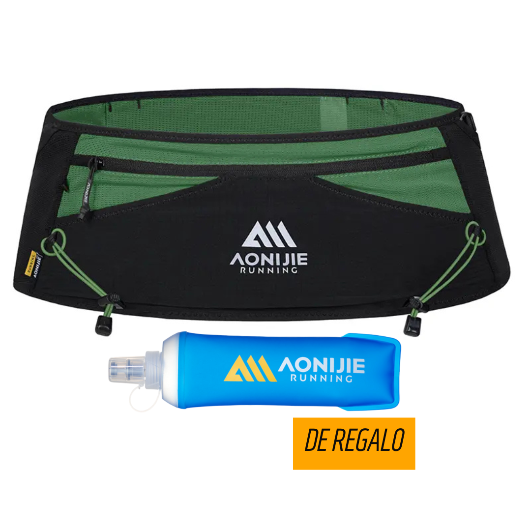 Cinturón de Running Aonijie W8141 ( Incluye Soft Flask 500ml de 🎁REGALO )