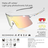Lentes de Running / Ciclismo  Premium - Road to Sky — 3 en uno (Fotocromática, Polarizada, Nocturna)
