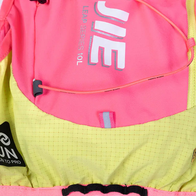 Mochila para Trail Running 10L - Rosa/Fluorescente+ ¡ENVÍO 🚚 GRATIS!