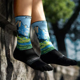 Calcetines Deportivos AONIJIE con Tecnología COOLMAX | 5 Dedos