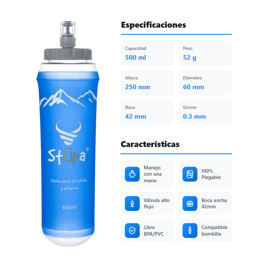 Soft Flask STUPA Jet 500ml